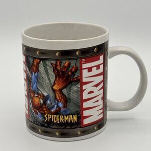 Marvel Spider-Man‎ Ceramic Coffee Mug Comic Graphic 2003 Superhero Collectible